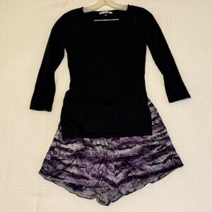 Victoria's Secret Silk Short Sleep Set Size Small